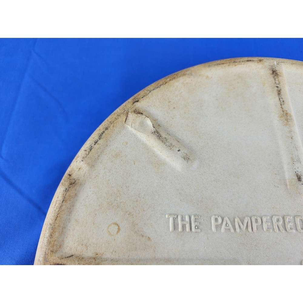 Pampered‎ Chef Stoneware 10" Pie Quiche Dish Family Heritage Collection Stone - Picture 3 of 4